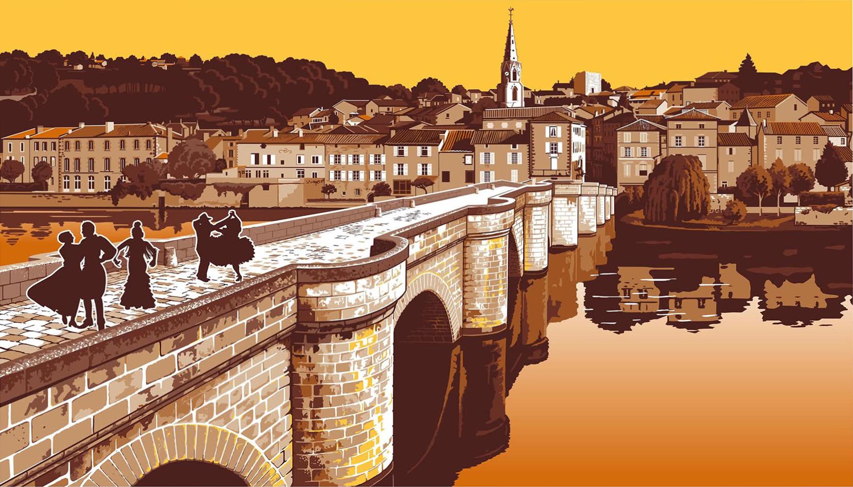 Photo du panneau : Confolens